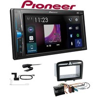 Pioneer Multimedia Autoradio Bluetooth Dab+ FüR Peugeot 308 Facelift 2009-2014