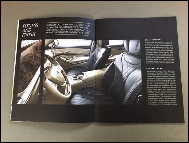 2016 Mercedes Benz S-Class 30-page Car Brochure Catalog - S550 S600 S63 S65 AMG - Image 3 of 4