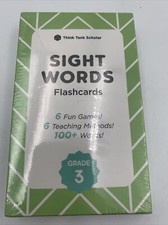Sight Words Flash Cards 3rd Grade Think Tank Scholar 100 Words