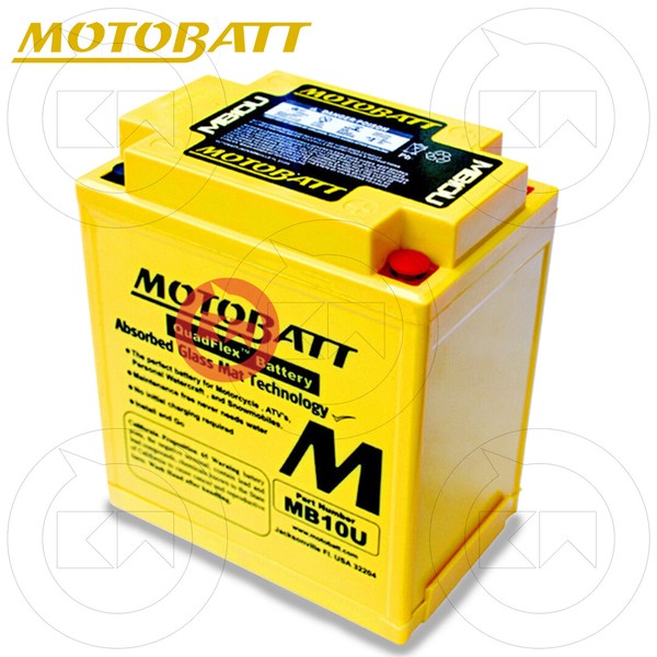 Verbesserte Batterie Motobatt MB10U Versiegelt Runner Vxr Race / St 4T 200-image