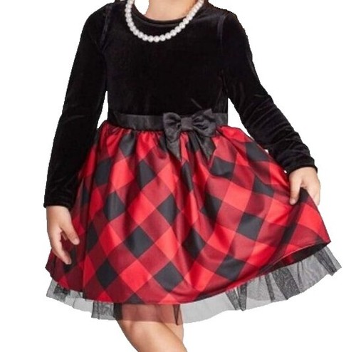 NEW HOPE & HENRY GIRLS CHRISTMAS PLAID DRESS SIZE 12-18 MONTHS | eBay