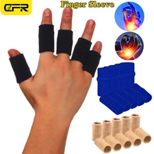 Finger Sleeves Splint Brace Compression  Finger Support Pain Arthritis Trigger