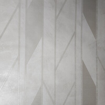 Off white cream contemporary geometric lines faux concrete textured wallpaper 3D