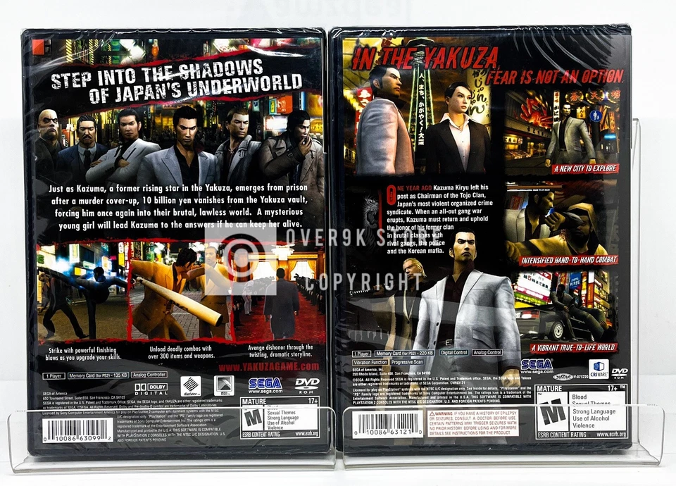 Yakuza + Yakuza 2 - PS2 - Brand New | Factory Sealed - Image 2 of 4