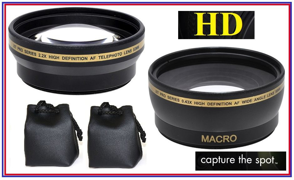 Nuevo juego de teleobjetivos gran angular y gran angular profesional de alta definición para Nikon 1 J5 AW1