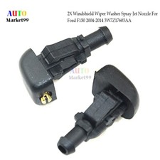 Set Windshield Wiper Washer Spray Jet Nozzles For Ford F-150 04-2014 3W7Z17603AA