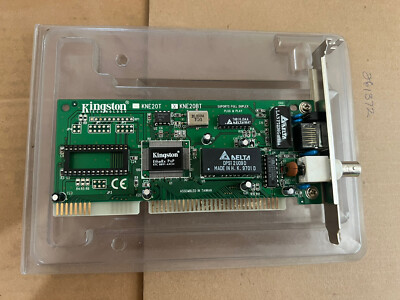 Kingston KNE20BT 10Base-T 16-Bit ISA Ethernet Card w/ Coax Connection
