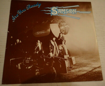 Samson Are You Ready 12'' Polydor Ep Lp Record 1984 POSPX 670 Vg+/Nm- Nwobhm 