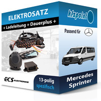 ECS E-Satz 13Polig Fahrzeugspezifisch Passend für Mercedes Sprinter Elektrosatz