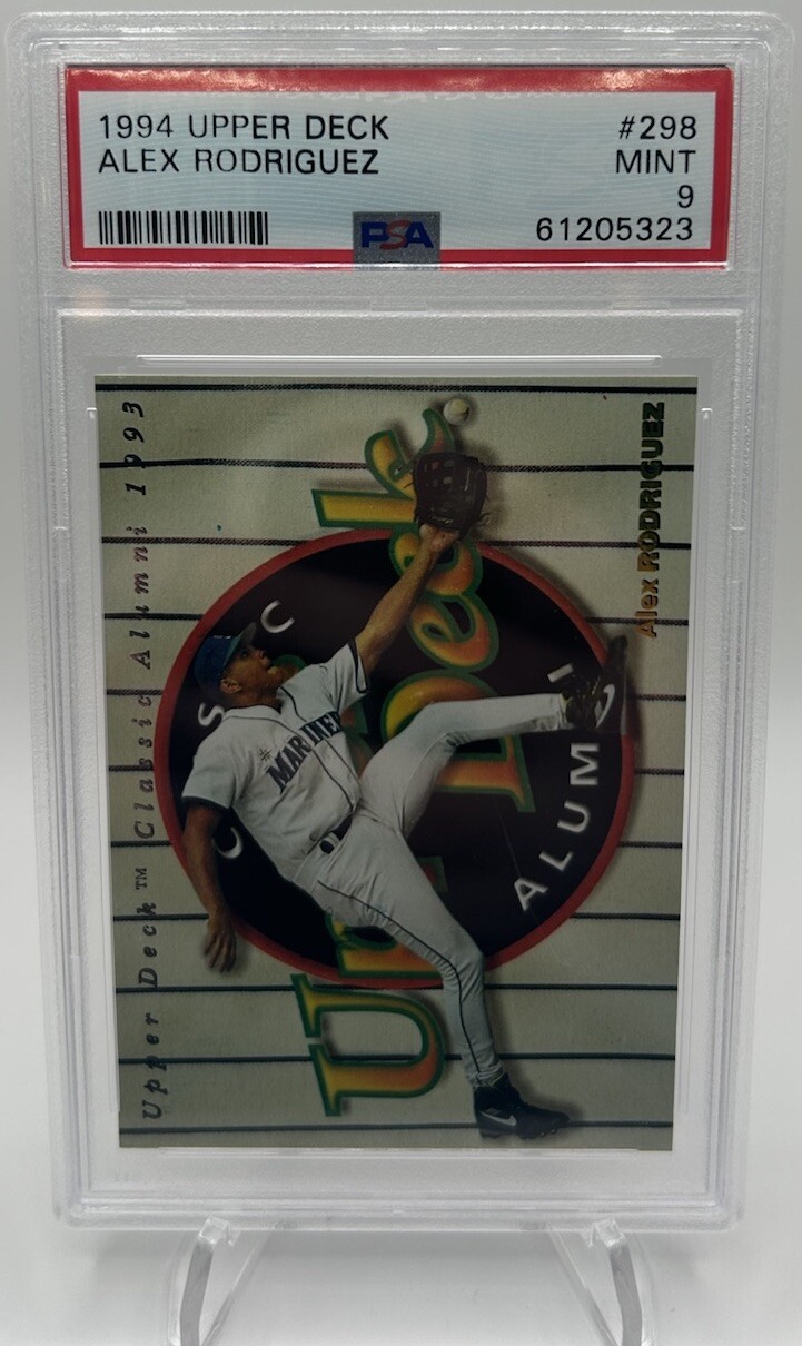 1994 Upper Deck - #298 Alex Rodriguez (RC) PSA 9