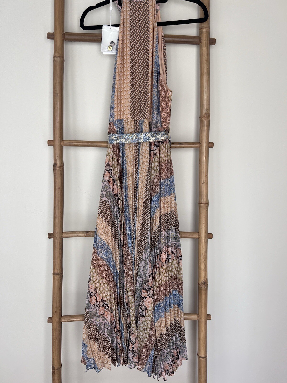 Zimmermann Sunray Picnic Patchwork Effect Midi Dr… - image 7