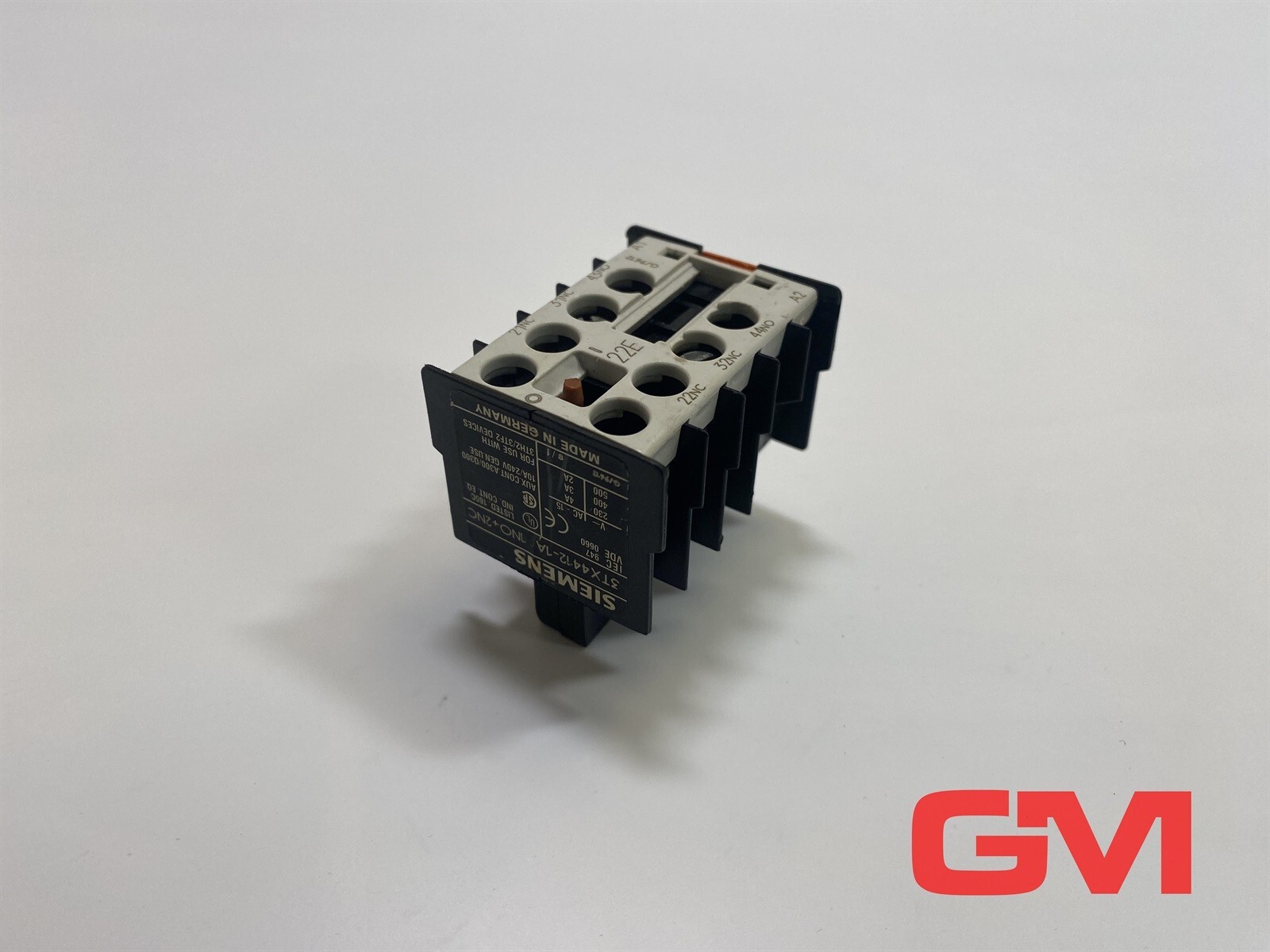 Siemens Auxiliary Contact Block 3TX4412-1A 22E 1NO+2NC