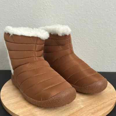 Lamo Water Resistant Memory Foam Puffer Boots -Alina- Chestnut (Sz 8m) a556138 -