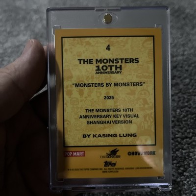 2025 Topps Chrome Labubu Monsters by 10th Anniversary #4 Speckle
