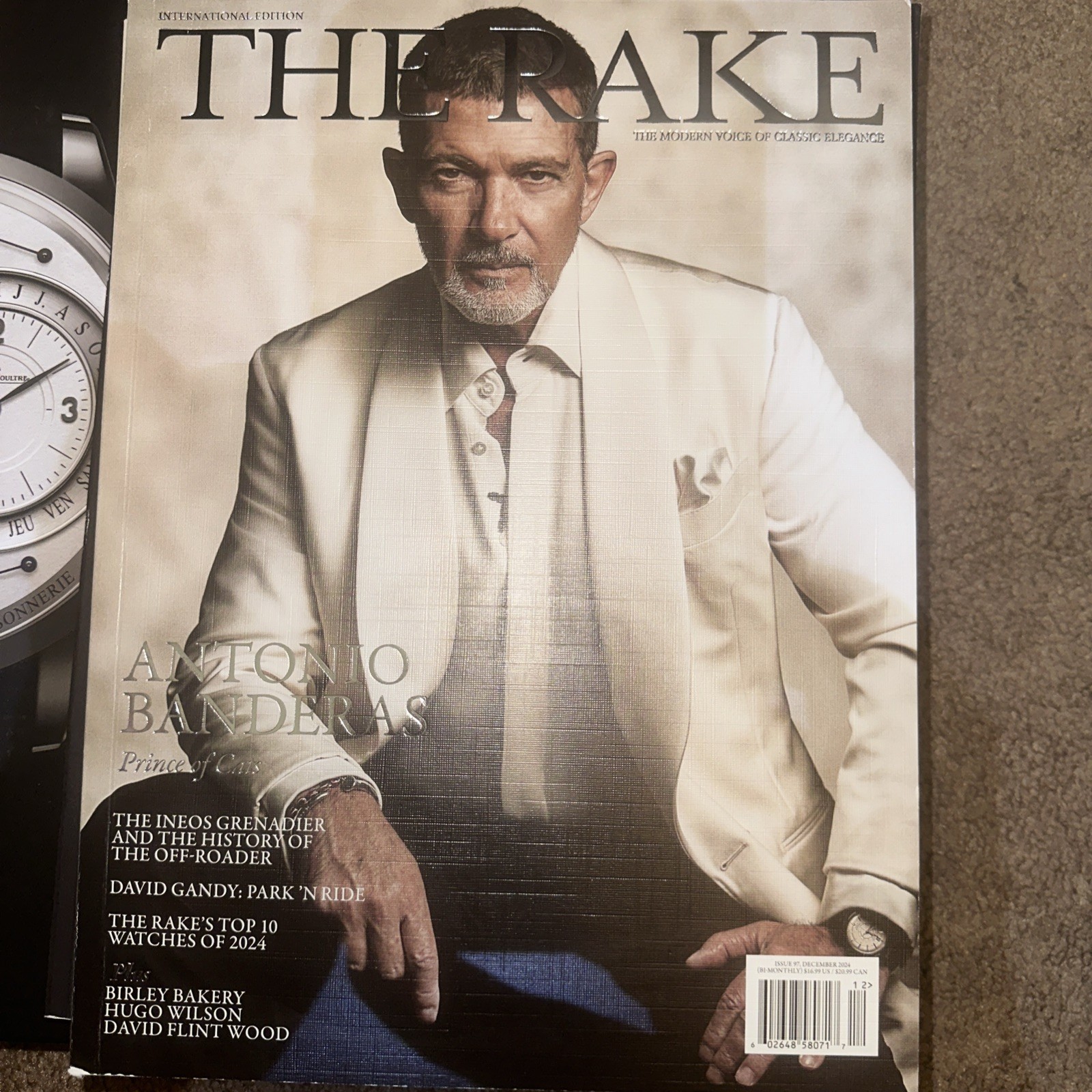 The Rake International Magazine #97 | Dec 2024 | Antonio Banderas