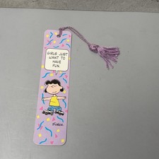 Peanuts Lucy Bookmark Girls Just Want to Have Fun Roller Skates 6" H-897