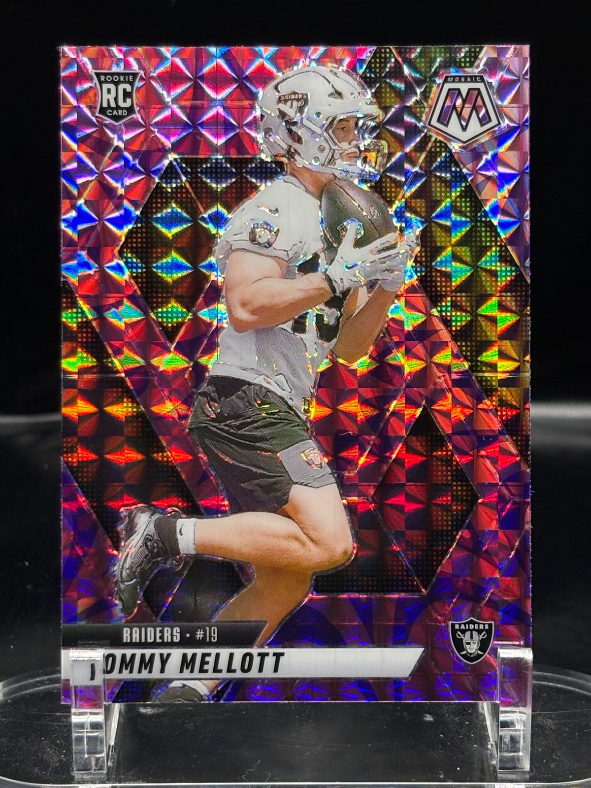 Tommy Mellott Panini Mosaic #389 Purple Reactive