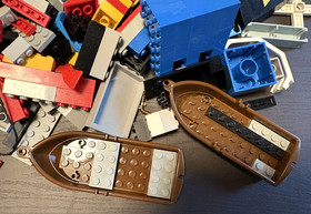 Large LEGO Parts Lot ~ 6274 Caribbean Clipper & 6260 Shipwreck Island