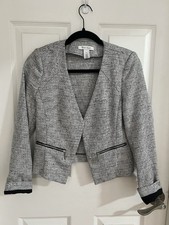 Black and White Women's Casual Jacket Blazer Size 0 Small