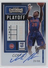 2020 Contenders Rookie Variation Playoff Ticket 29/99 Isaiah Stewart Auto 18vn