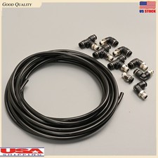 Push Lock Vacuum Fitting Kit For Turbo Vehicle Twin Wastegate 18npt To 14