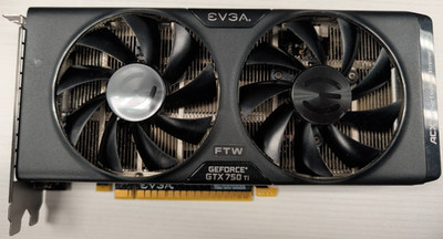 EVGA NVIDIA GEFORCE GTX 750TI FTW (02G-P4-3757-RX)