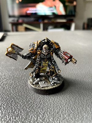 Terminator Chaplain Tarentus / Ordenspriester der Space Marines - bemalt