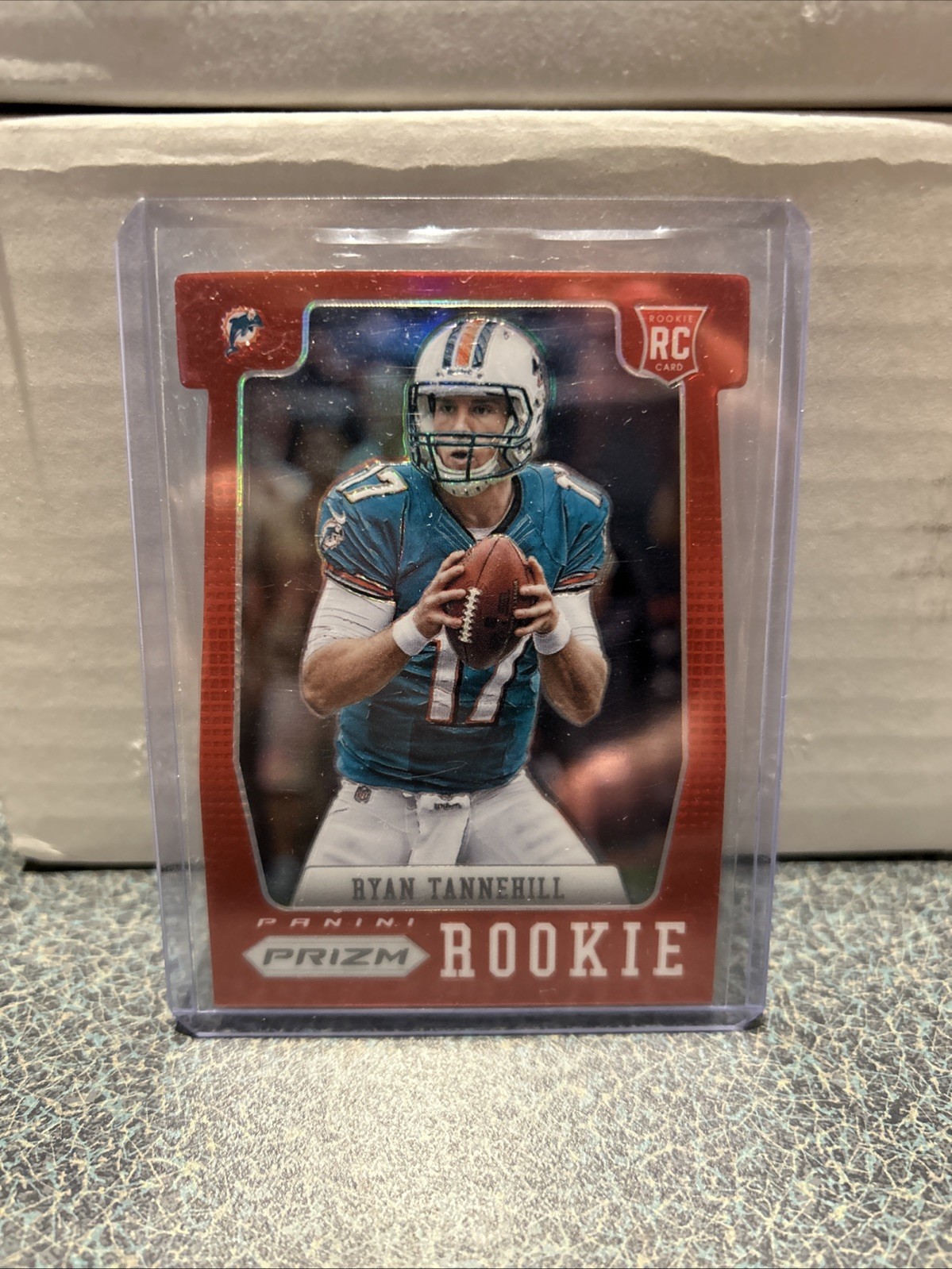 2012 Panini Prizm Ryan Tannehill #232 Red Prizm Die Cut Rookie Card