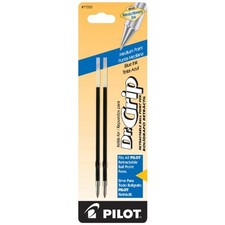 Pilot Dr. Grip & Bps Retract Ballpoint Pen Refill - 1 Mm - Medium Point - Blue -