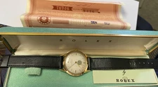 1958 Mens Rolex Tudor Prince 35mm Automatic Wristwatch w Box & COA Optimist Dial
