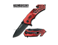 8" Tac-Force Spring Assisted Knife-Cutter, Glass Breaker, Pocket Clip