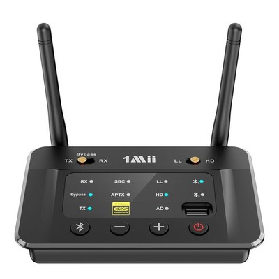 1Mii B03S Bluetooth 5.3 Transmitter Receiver for TV Home Stereo, Wireless Aud...