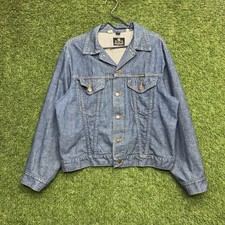 Vintage Maverick Blue Bell Jean Jacket Mens 42 Button Trucker Made In USA 90s