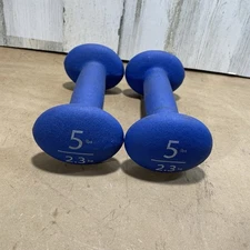 2- 5 Lb Dumbbells Dumbbell Weights