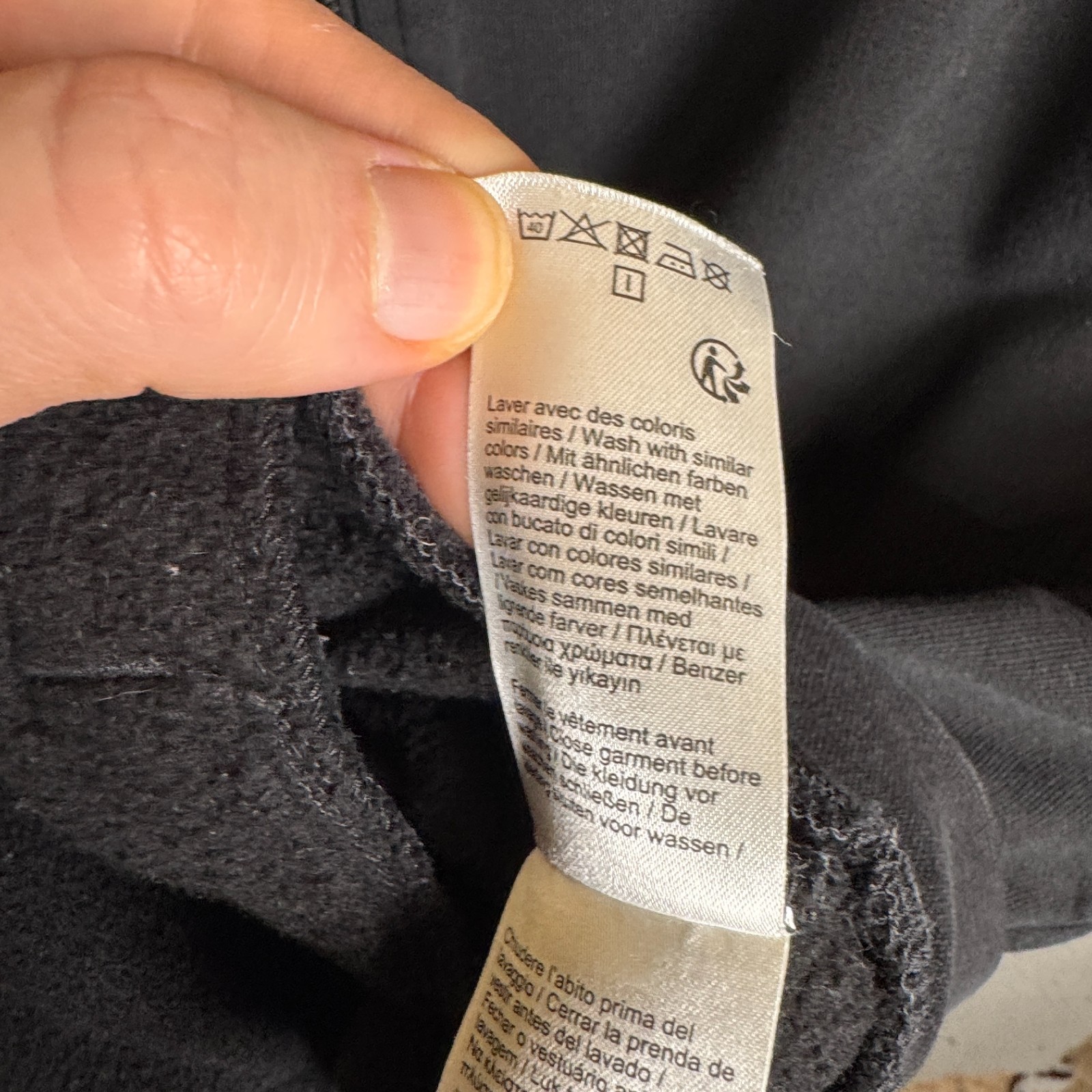 Lacoste Sport Sweatshirt Mens 2XLT Black Full Zip Jacket Athletic Lounge Preppy  thumbnail 10