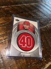 2003-04 UD TRILOGY HENRIK ZETTERBERG CREST of HONOR PATCH #105 Upper Deck Wings