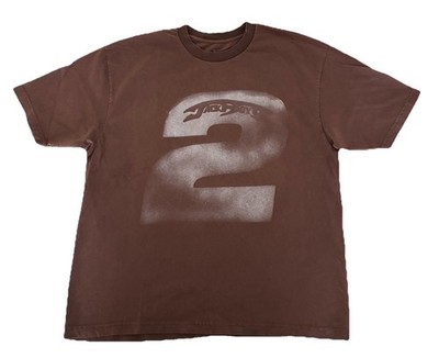 Travis Scott JackBoys 2 A2 Tee XL Brown NEW *spot