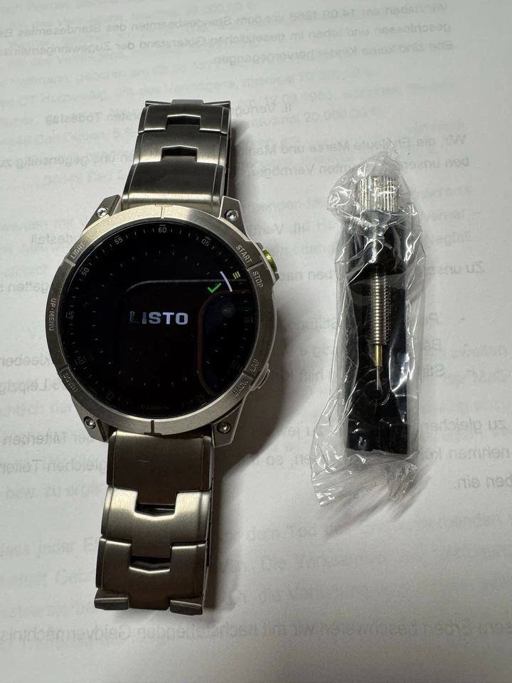 Garmin Epix Gen 2 Sapphire Titanium 47mm Active Smartwatch - Bild 4 von 4