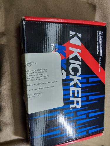 KICKER KX2 Two Way Active Crossover Single Processor High Pass Crossover40-300hz