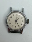 Vintage Ladies Timex Mechanical Silver Tone Watch Parts/Repair