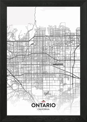 Ontario CA Gerahmtes Wandbild Poster Leinwanddruck Bild