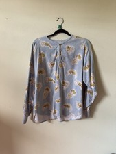 Vintage Warner Bros.Tweety Bird Pajama Top XL Looney Tunes 90s Y2K Sleep Henley