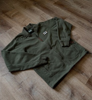 Howler Bros Fleece Jacket Mens Small Green Full Zip Outdoor Hiking Western Texas