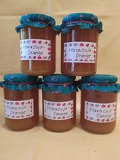 Marmelade, Konfitüre, Gelee     5 x 350g  ( Maracuja - Orangengelee )