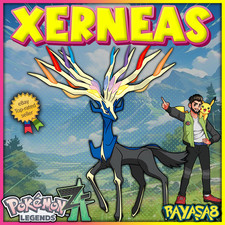 Xerneas Legendary Pokemon Legends ZA 6IV Best Stats Home🌟