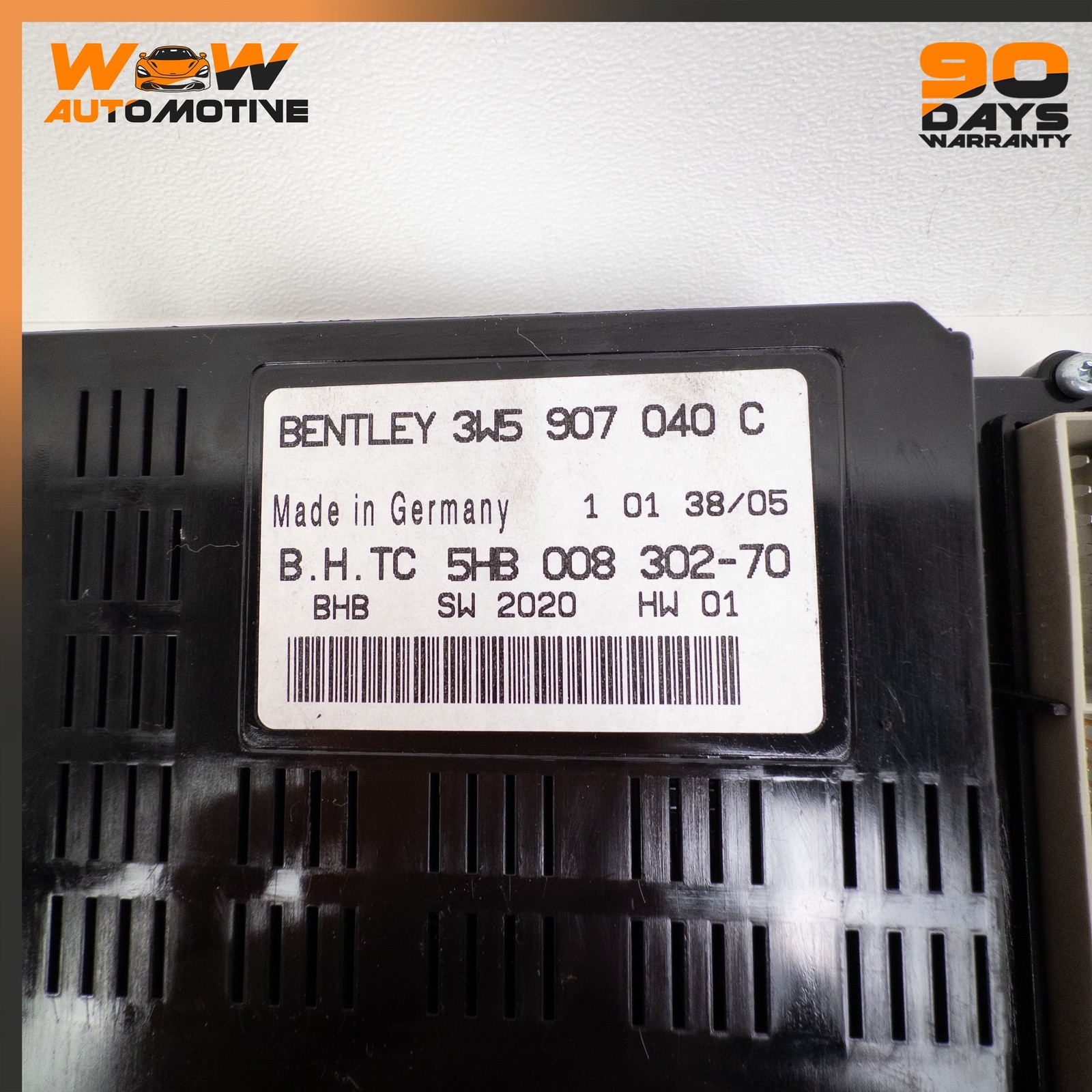 06-13 BENTLEY CONTINENTAL FLYING SPUR HVAC CLIMATE CONTROL MODULE UNIT OEM