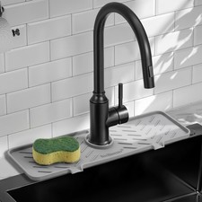 Food Grade Silicone Faucet Mat 18" x 5.1" - Durable Splash Protection