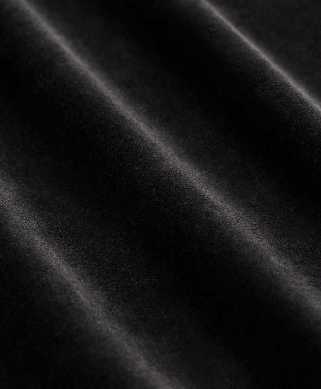 Pact Velour Cozy Set Sweatshirt + Wide Leg Pant 29” W55 $168 MSRP Black Sz XL