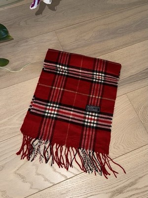 Roter Vintage Burberry Scarf/Schal casual y2k pashanim Style 2000s