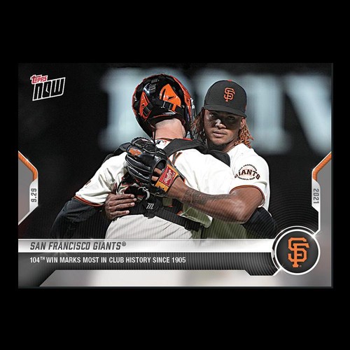 2021 Topps Now 882 SAN FRANCISCO GIANTS®
